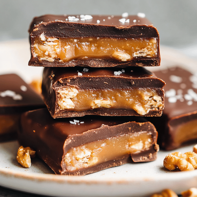 healthy Twix bars