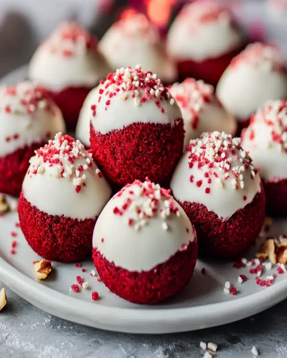 Red Velvet Cake Balls First Image First Image