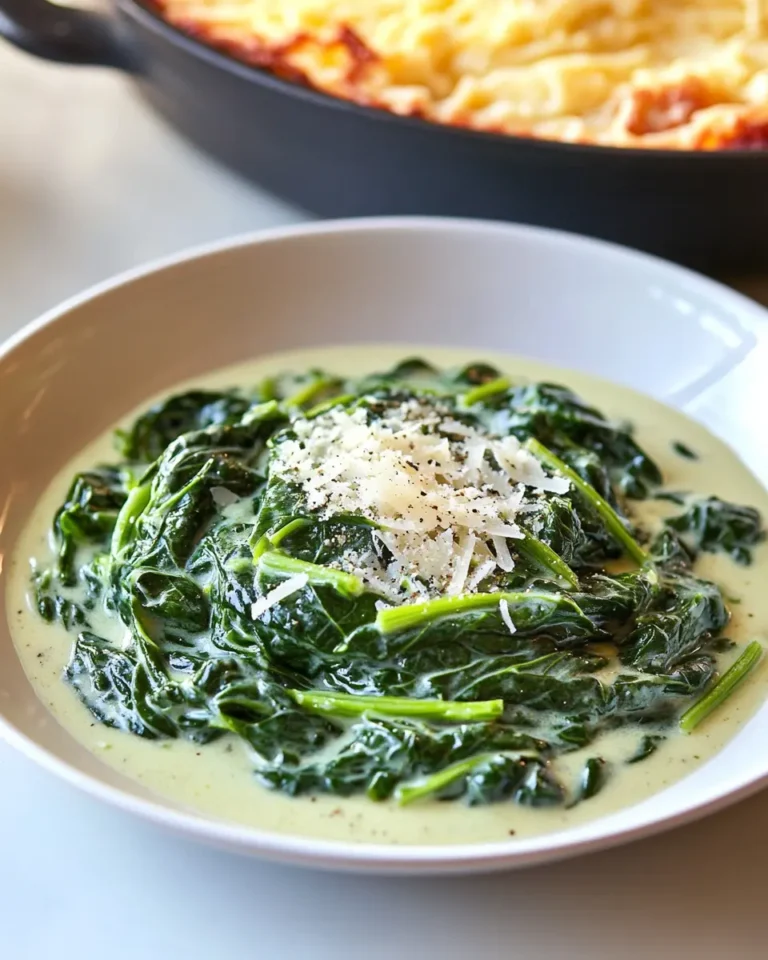 Creamed Spinach First Image First Image