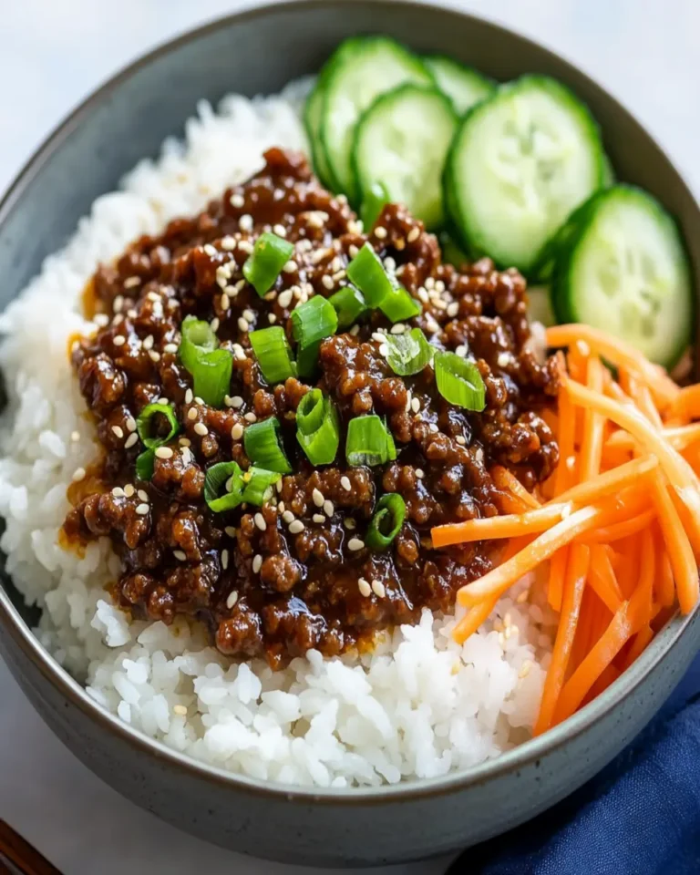 Easy Korean Ground Beef Bowls First Image First Image