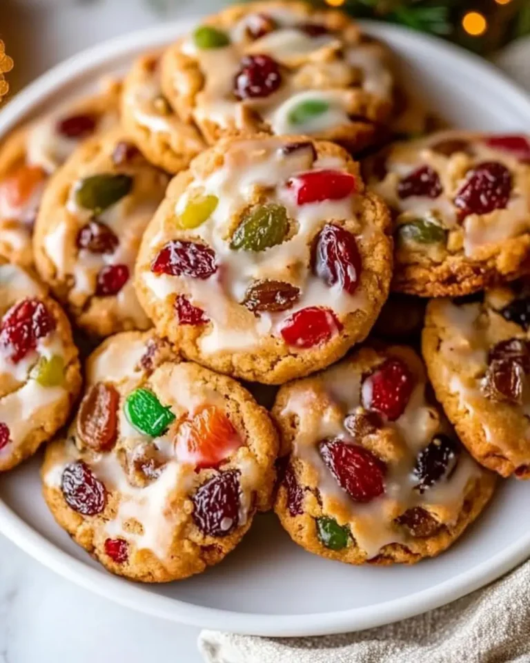 Easy Christmas Fruitcake Cookies First Image First Image