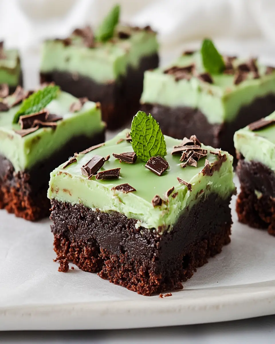 Mint Brownies First Image First Image