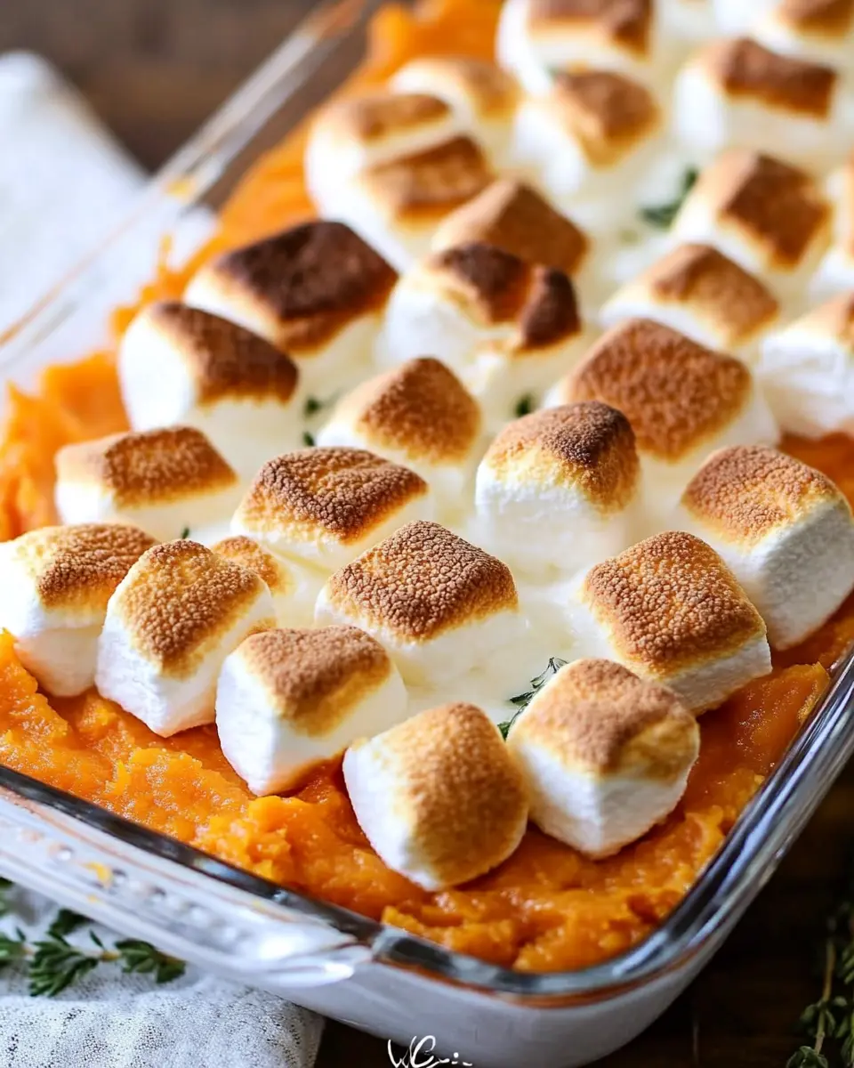 Sweet Potatoes with Marshmallows First Image First Image