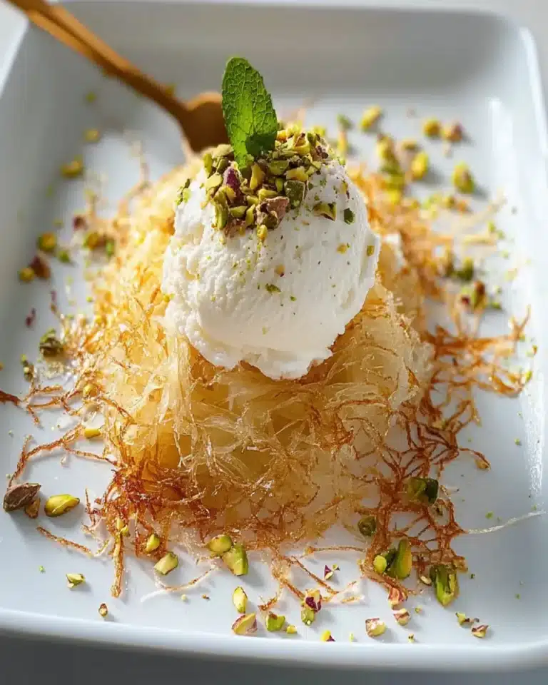 Kataifi Ice Cream with Mastiha Syrup First Image First Image