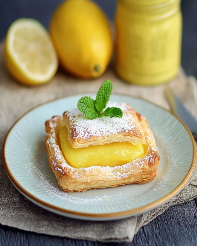 Lemon curd puff pastry First Image First Image