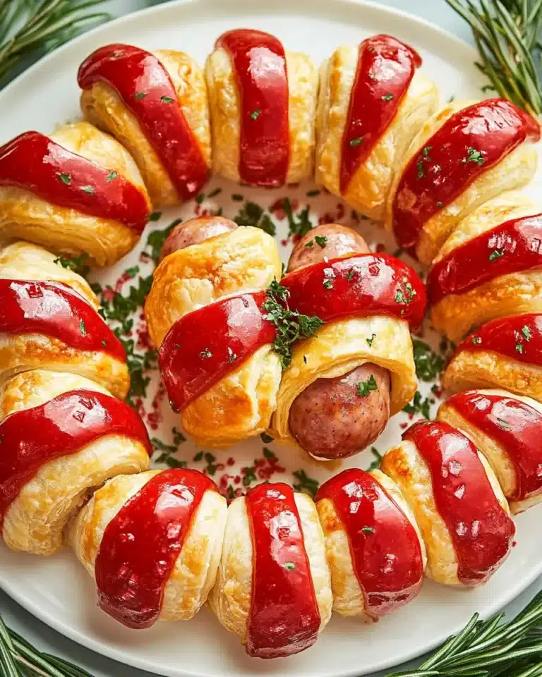 Candy Cane Pigs in a Blanket First Image First Image
