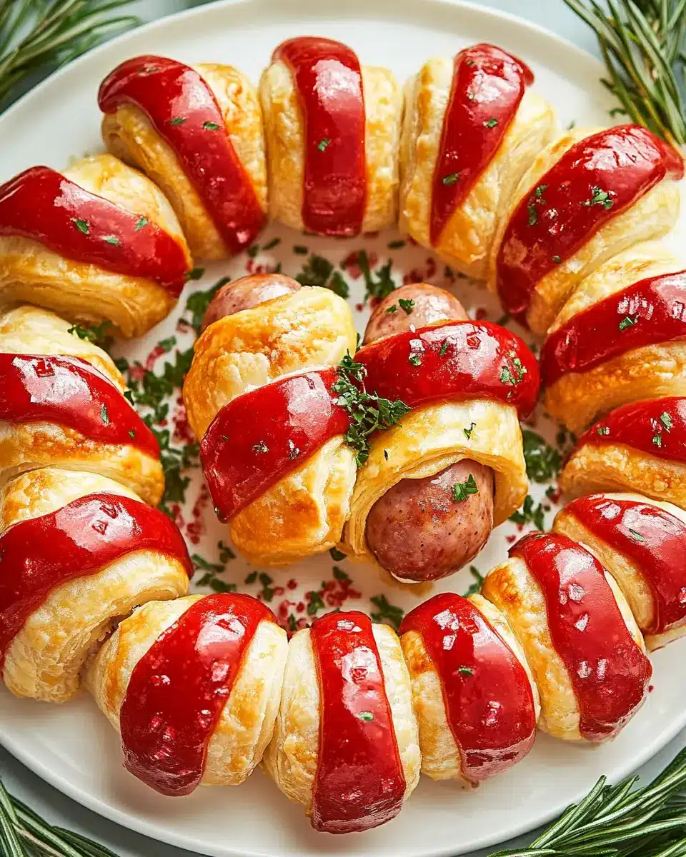Candy Cane Pigs in a Blanket First Image First Image