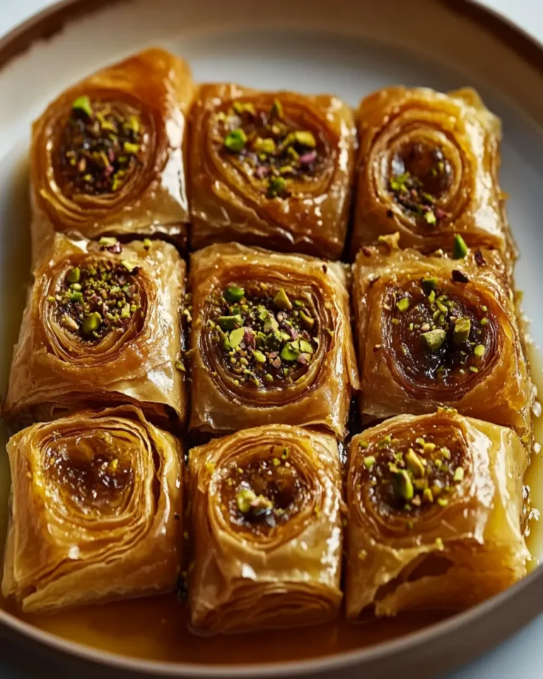 Baklava Scrolls with only five ingredients First Image First Image