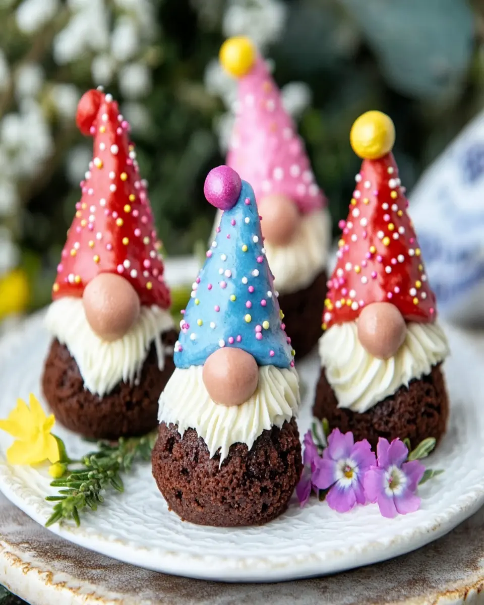 Easy Brownie Bite Gnomes First Image First Image