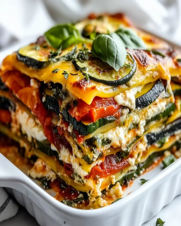 Layered Mediterranean Vegetable Lasagna with Creamy Ricotta First Image First Image