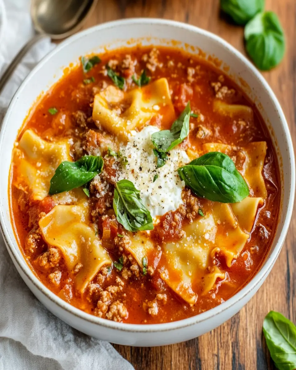 Lasagna Soup First Image First Image