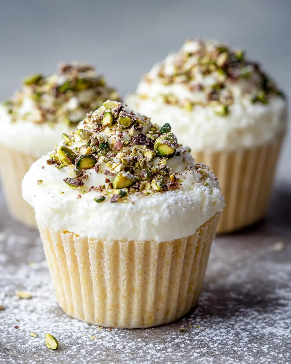 White Chocolate Pistachio Snowfall Cups First Image First Image