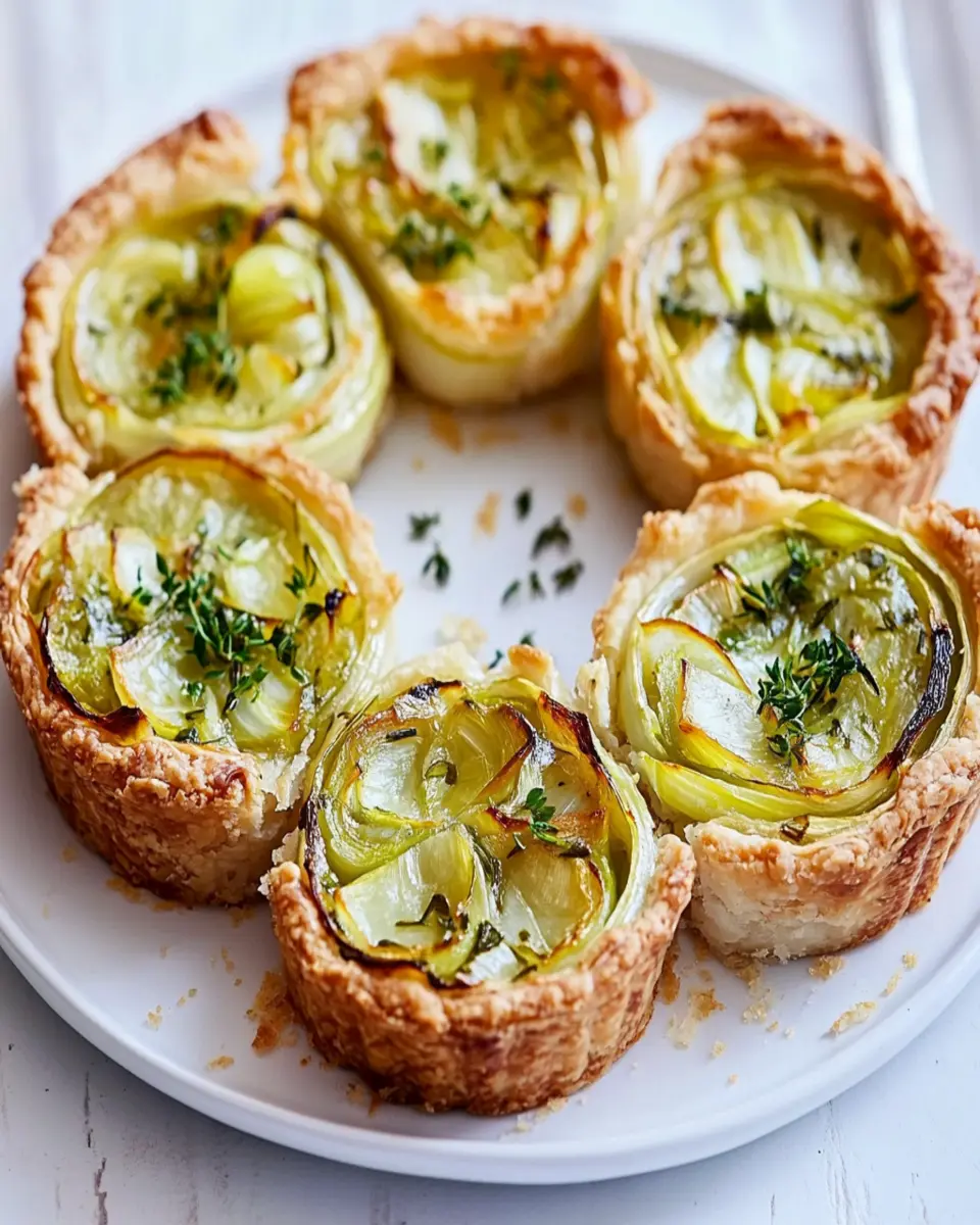 Herbed Leek Tarts First Image First Image