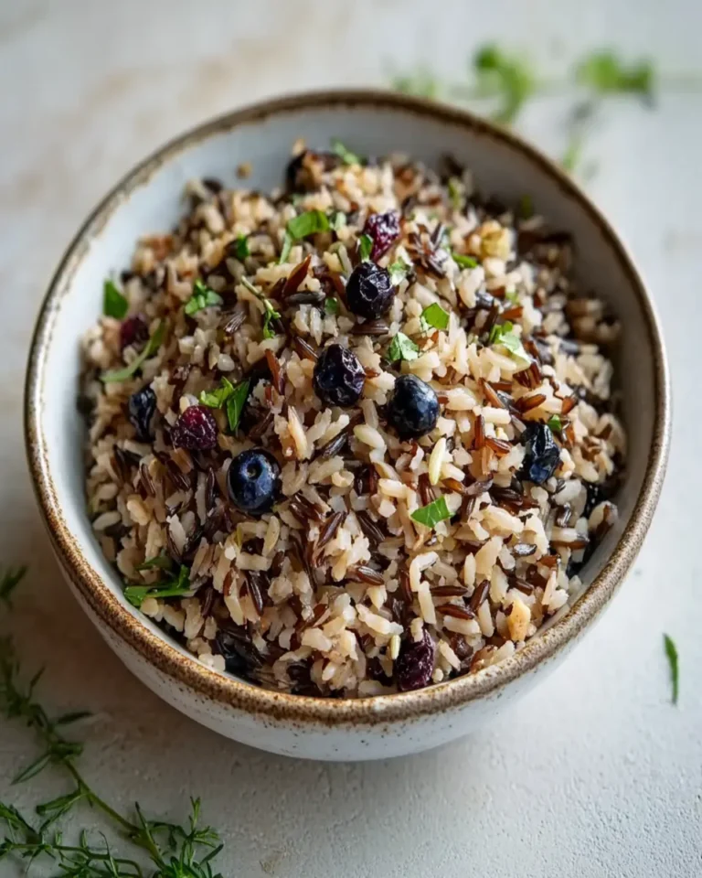 Wild Rice with Dried Blueberries First Image First Image