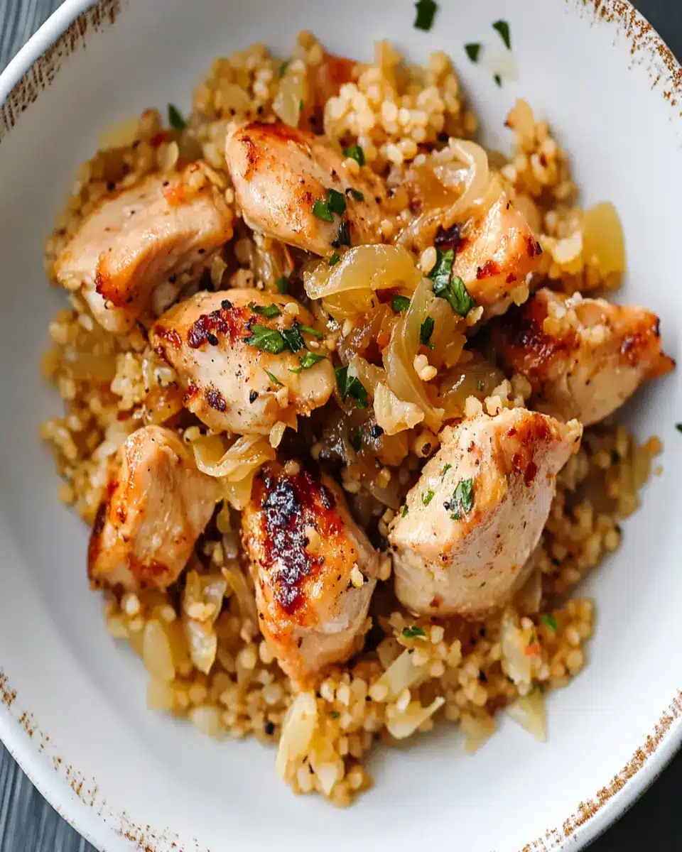 Chicken, Bulgur and Sauerkraut First Image First Image