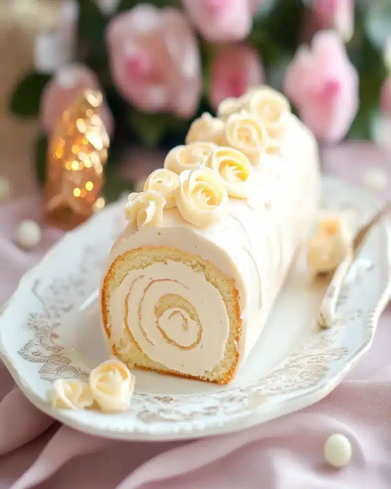 Champagne Cake Roll First Image First Image