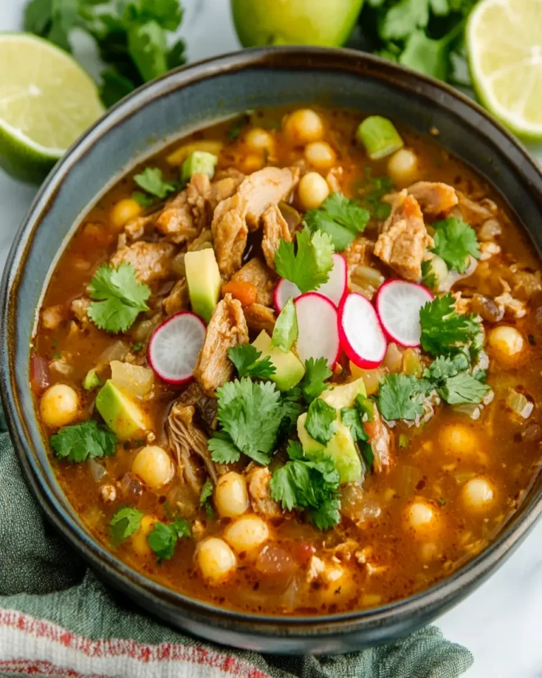 Mexican Hominy and Pork Soup First Image First Image