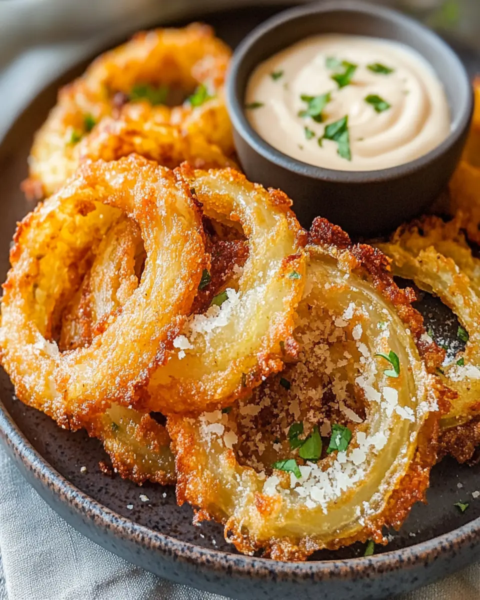 Crispy Parmesan Onion Ring Chips First Image First Image