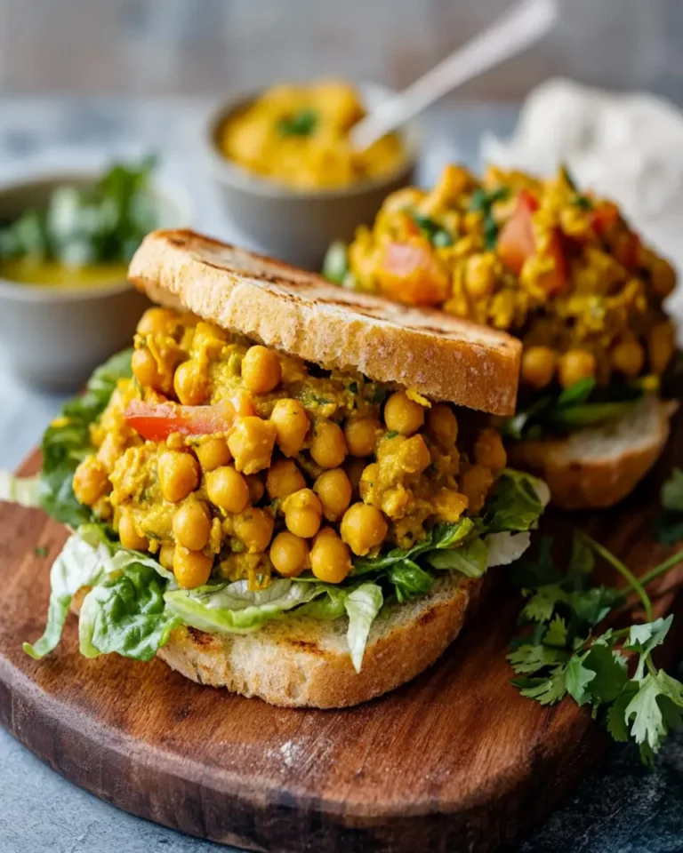 Trinidadian Curried Chickpea Sandwiches First Image First Image