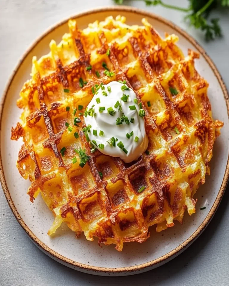 Savory Hashbrown Chaffle First Image First Image