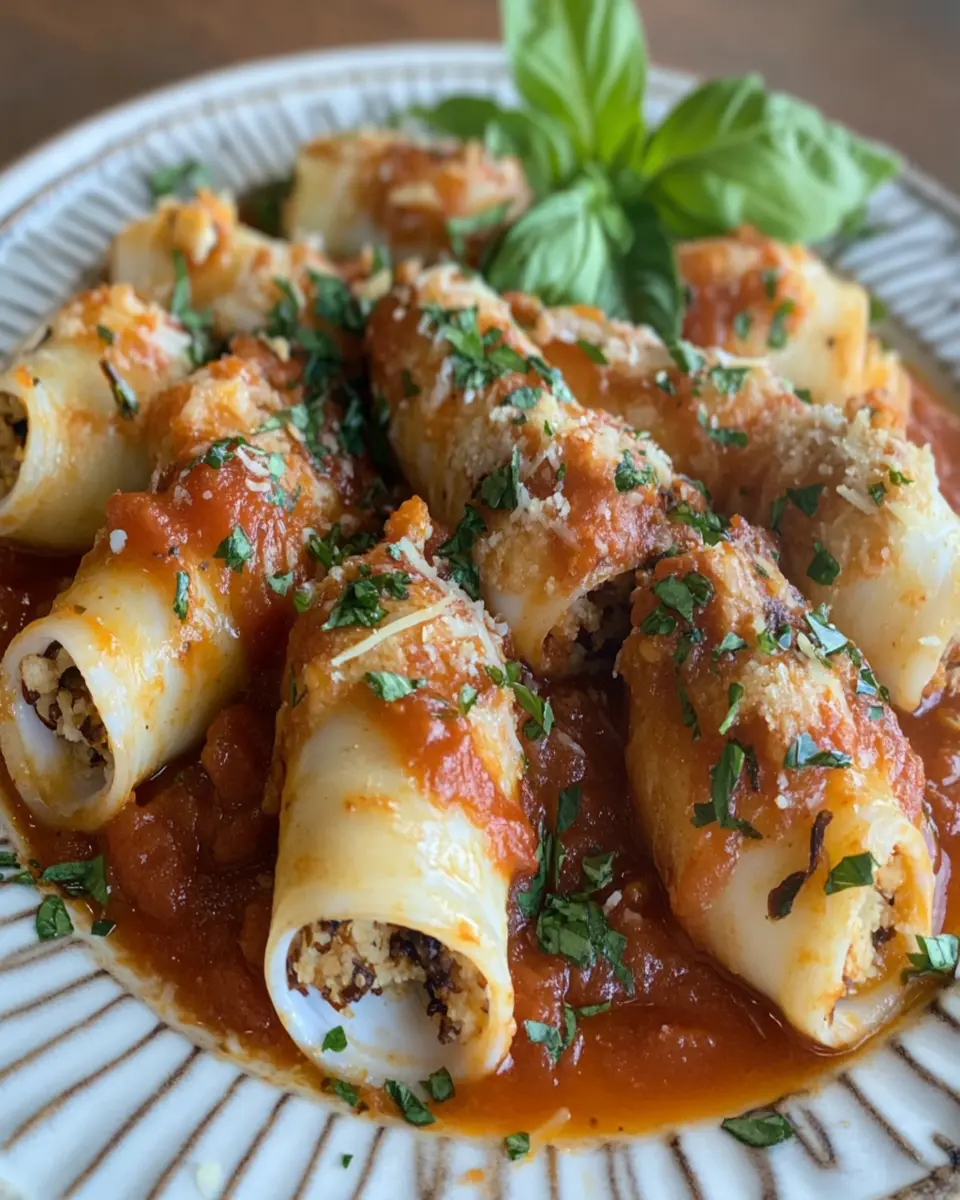 Italian Stuffed Calamari First Image First Image