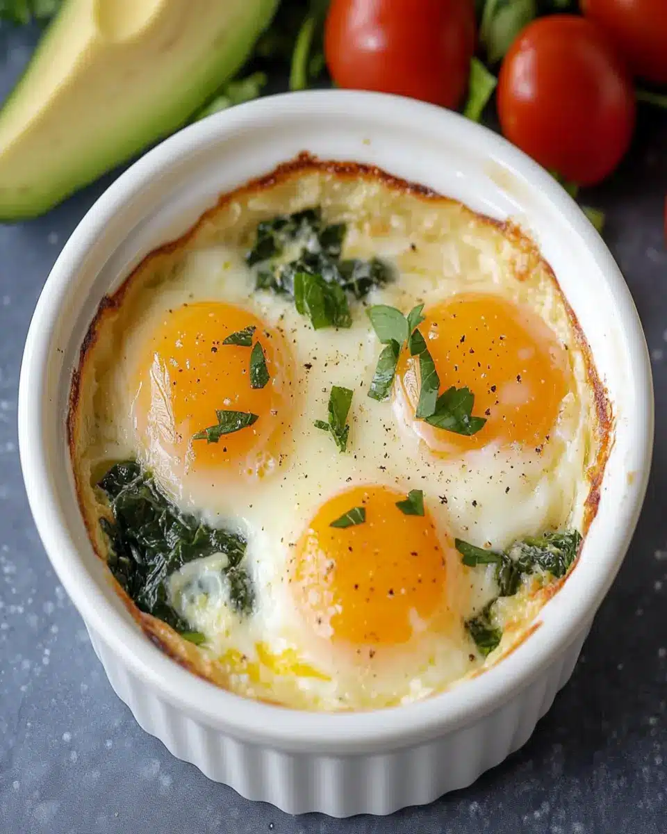 Keto Shirred Eggs First Image First Image