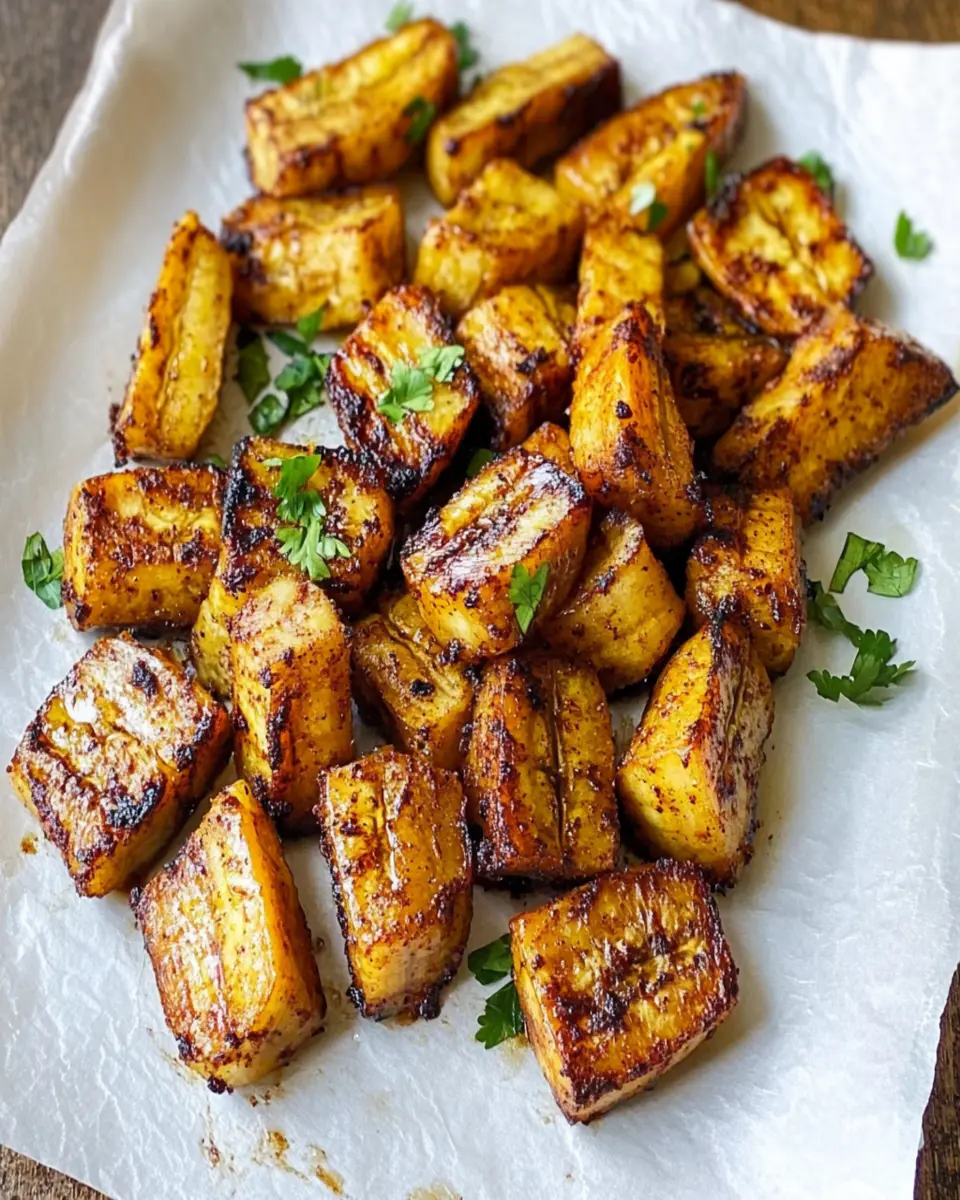 Roasted Spiced Plantains First Image First Image