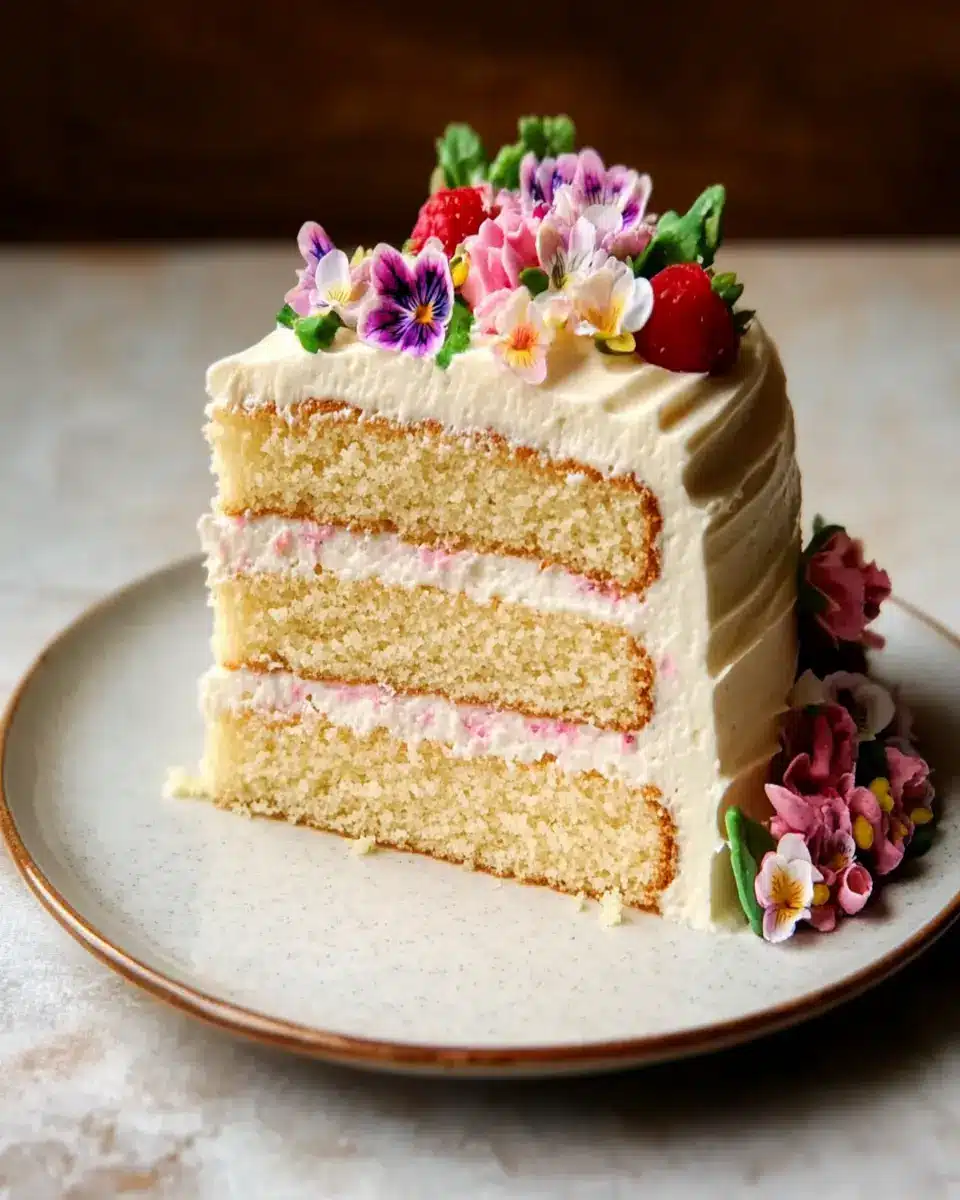 Heavenly Vanilla Cake First Image First Image