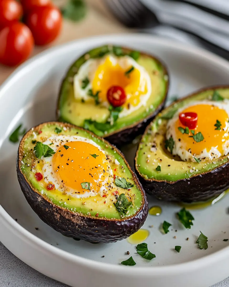 Keto Baked Egg Boats First Image First Image