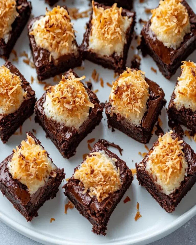 Coconut Macaroon Brownies First Image First Image