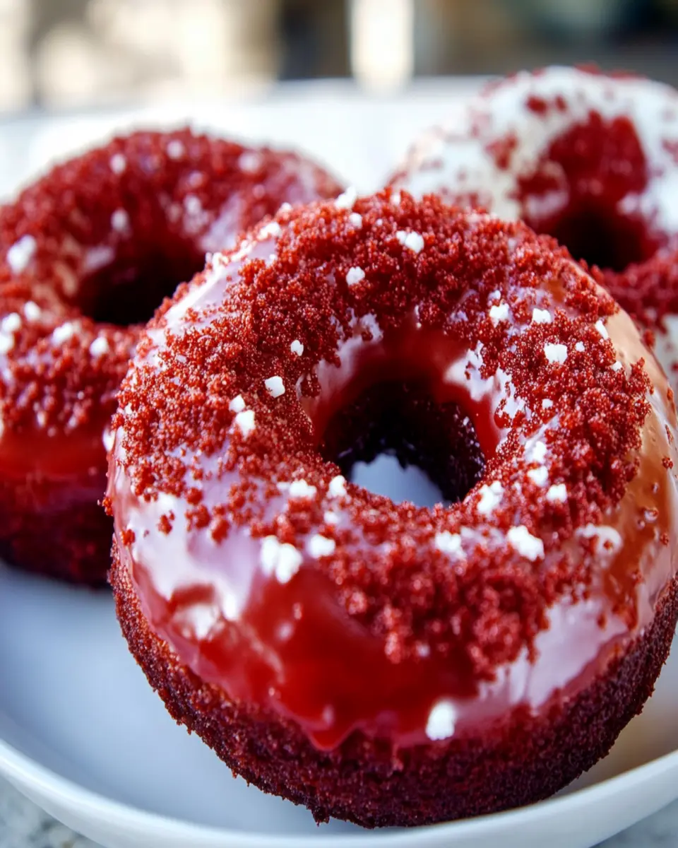 Keto Red Velvet Doughnuts First Image First Image