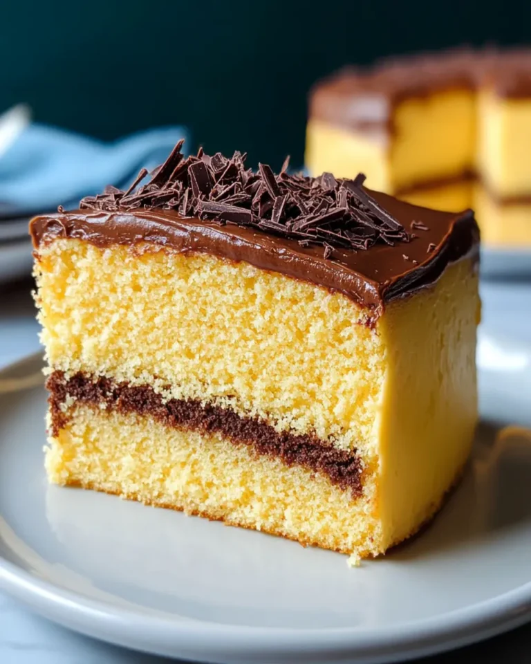 Yellow Sheet Cake With Chocolate Frosting First Image First Image