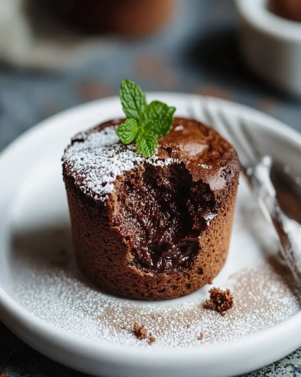 Keto Chocolate Soufflé First Image First Image