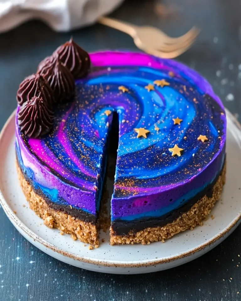 Galaxy Cookie Cheesecake – No Bake in 25 Minutes First Image First Image