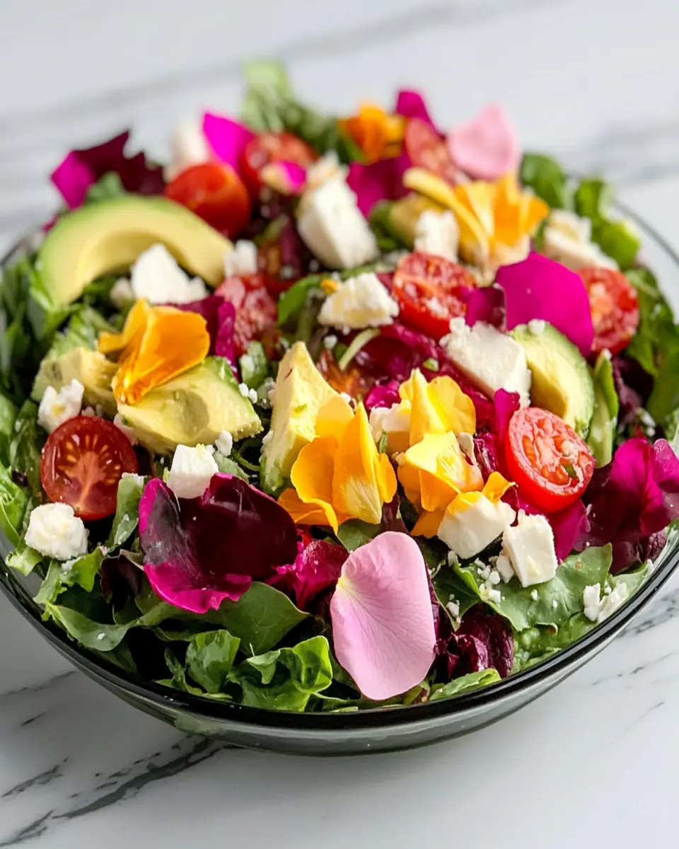 Keto Rose Petal Infused Salad First Image First Image