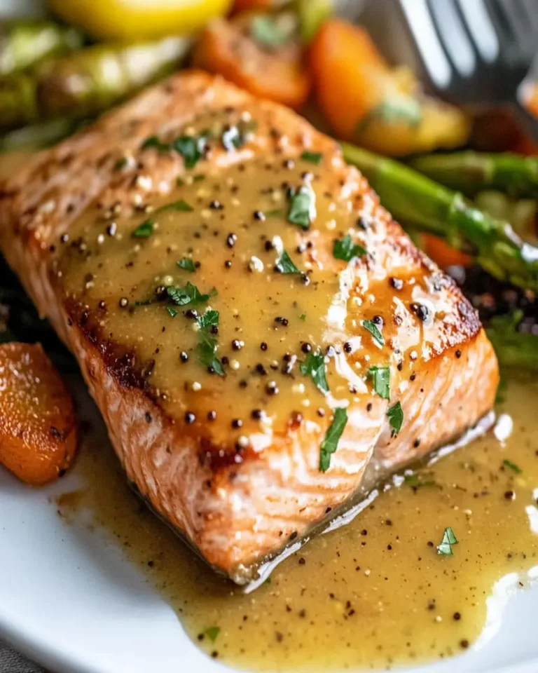 Honey Mustard Salmon First Image First Image
