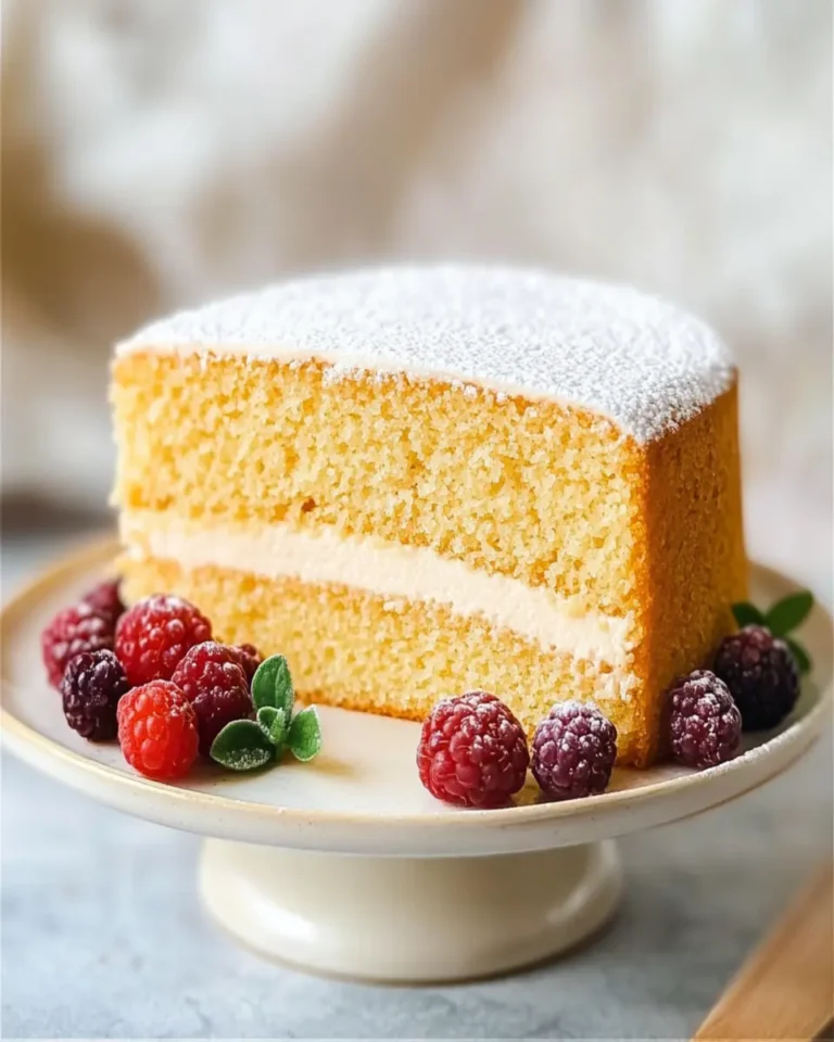 Light and fluffy plain cake First Image First Image