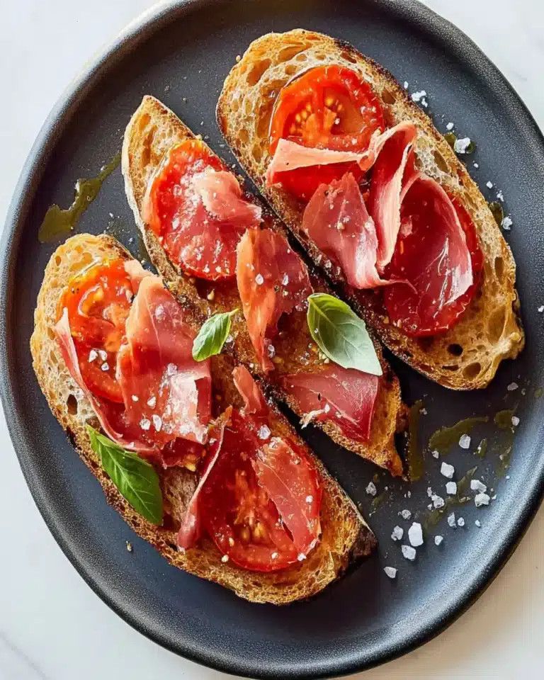 Catalan Tomato Bread with Ham First Image First Image