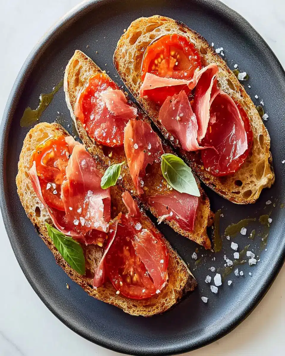 Catalan Tomato Bread with Ham First Image First Image