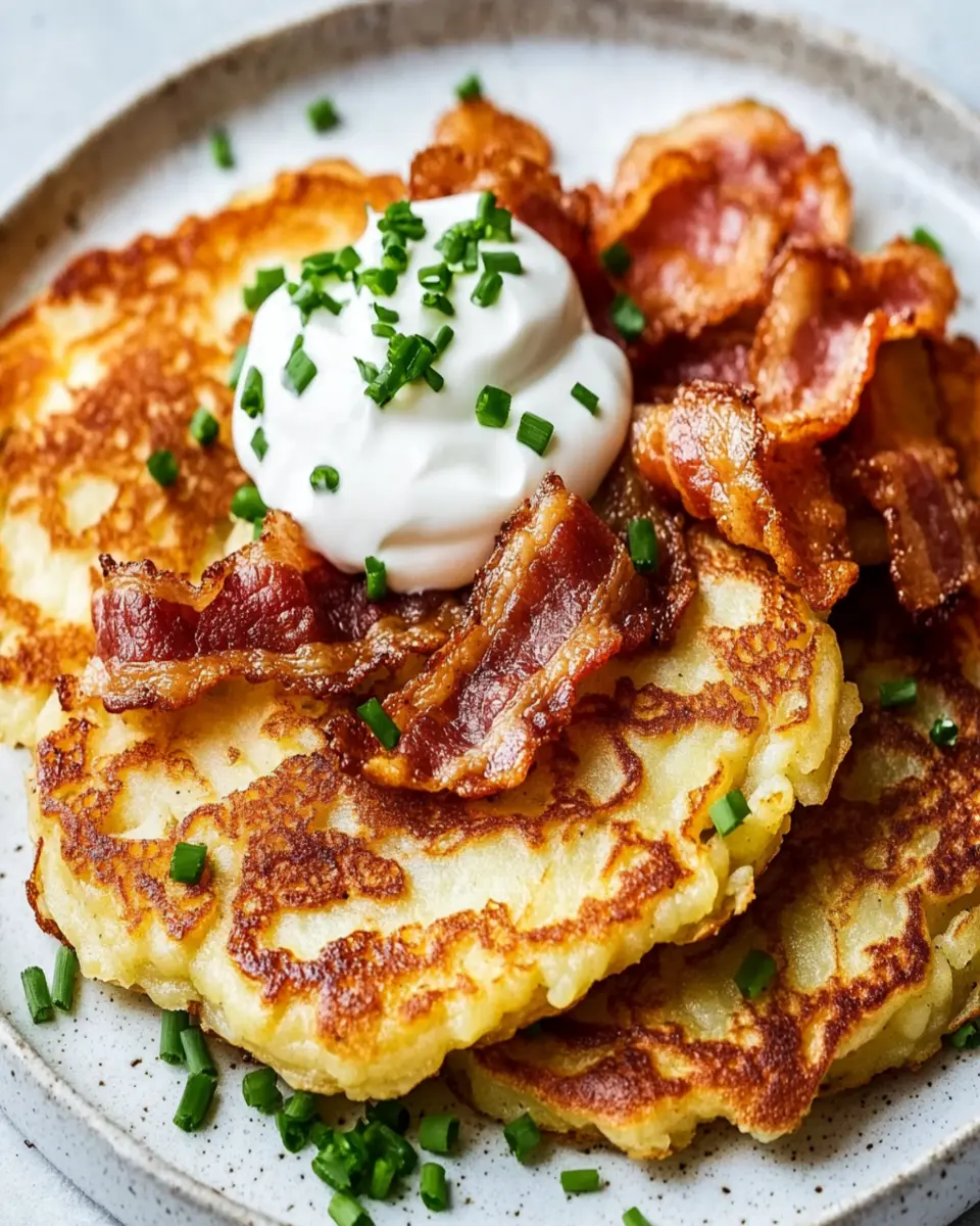Irish Potato Pancakes with Bacon First Image First Image