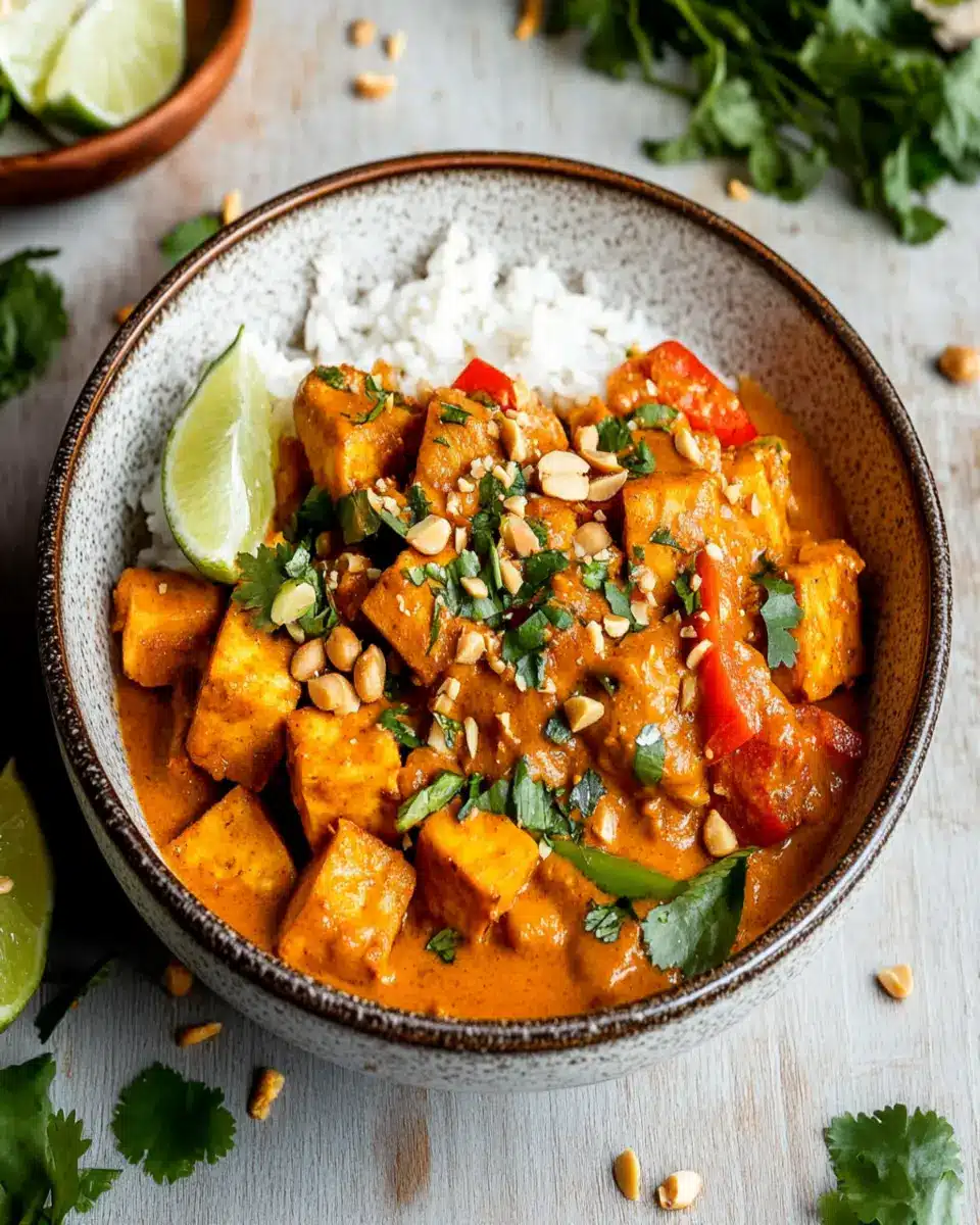 Tofu and Sweet Potato Peanut Butter Curry First Image First Image