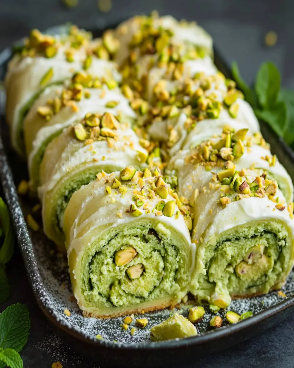Low-Carb Pistachio Roll First Image First Image