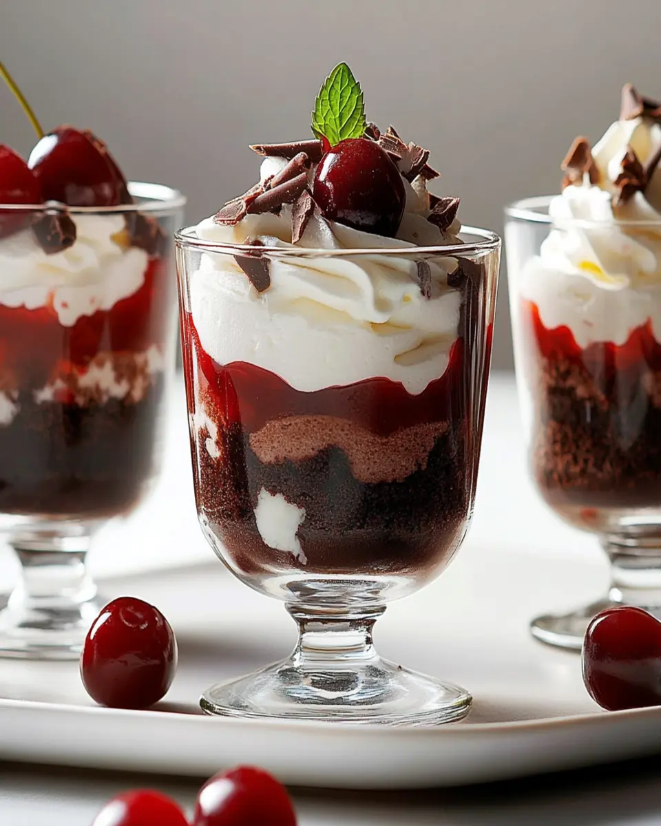 Best Mini Black Forest Trifles First Image First Image