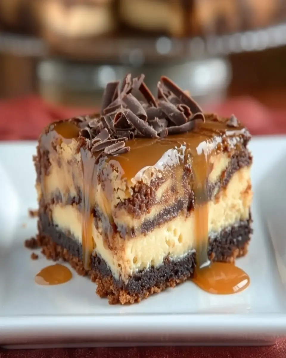 Milky Way Caramel Cheesecake Brownies First Image First Image