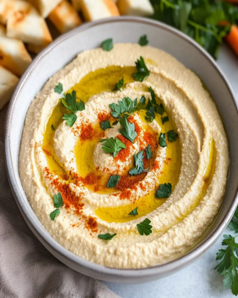 Light Lebanese hummus First Image First Image
