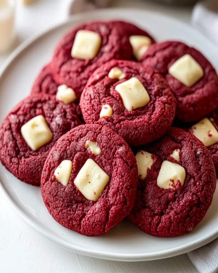 Red Velvet Cookies With White Chocolate Chunks First Image First Image