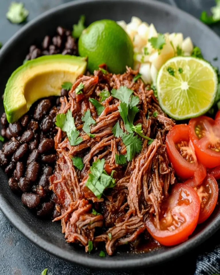 Cuban Shredded Beef with Black Beans First Image First Image