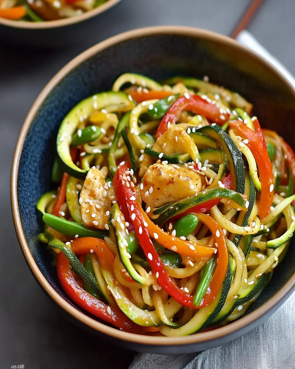 Zucchini Noodle Stir-Fry First Image First Image