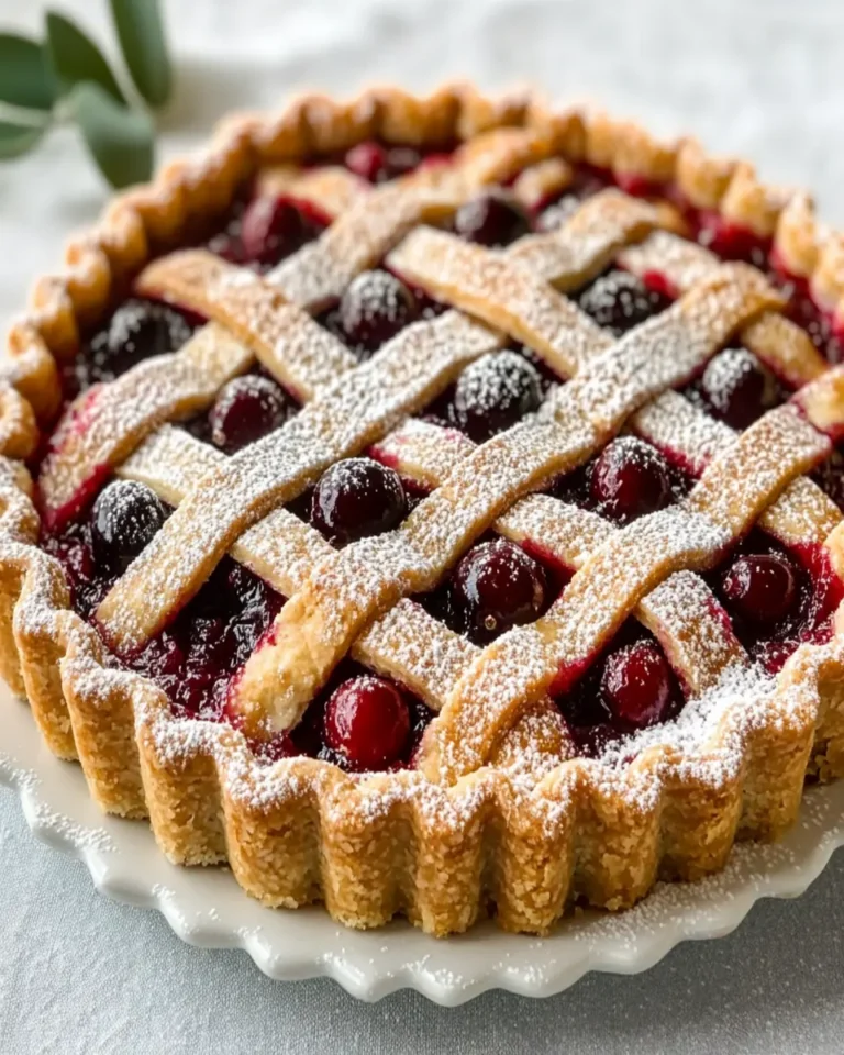 Cranberry Linzer Torte First Image First Image