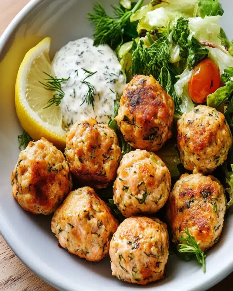 Baked Salmon Meatballs First Image First Image